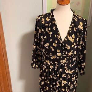 Buffalo David Bitton Dahlia Women Black Floral D2
